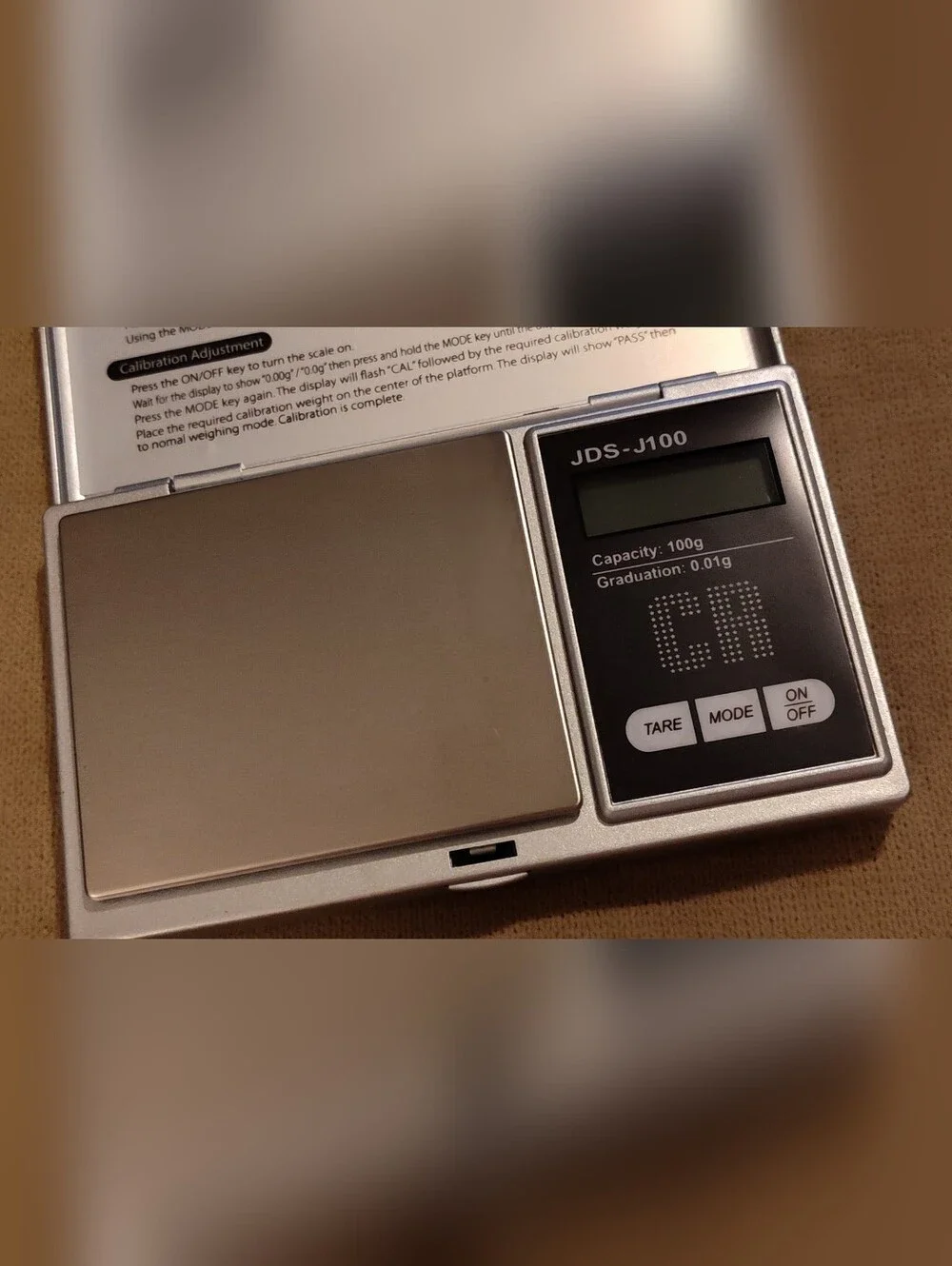 Silver C.R Weighing Scale (Perfect For Jewelry)